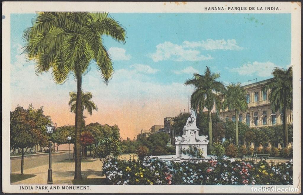 Postkarten: POS-572 CUBA POSTCARD. 1911. HABANA. INDIA FOUNT. FUENTE DE LA INDIA.