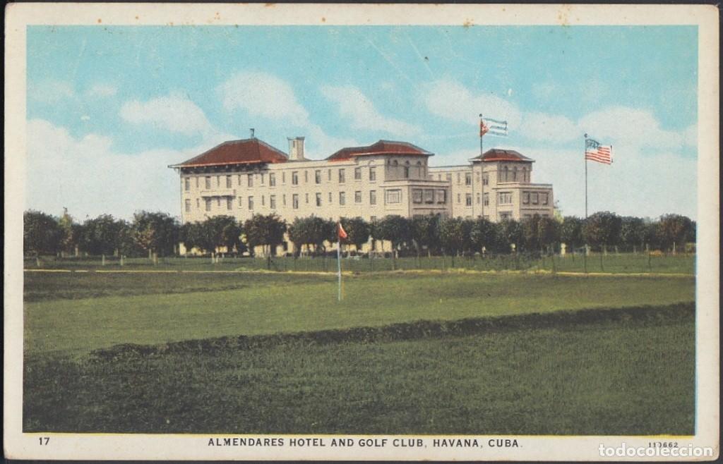 Postkarten: POS-609 CUBA POSTCARD. CIRCA 1950. HABANA. ALMENDARES HOTEL GOLF CLUB.