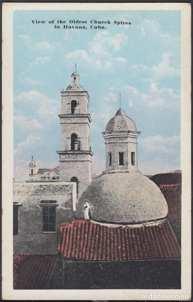Postkarten: POS-615 CUBA POSTCARD. CIRCA 1940. HABANA. VISTA CATEDRAL CATHEDRAL VIEW.