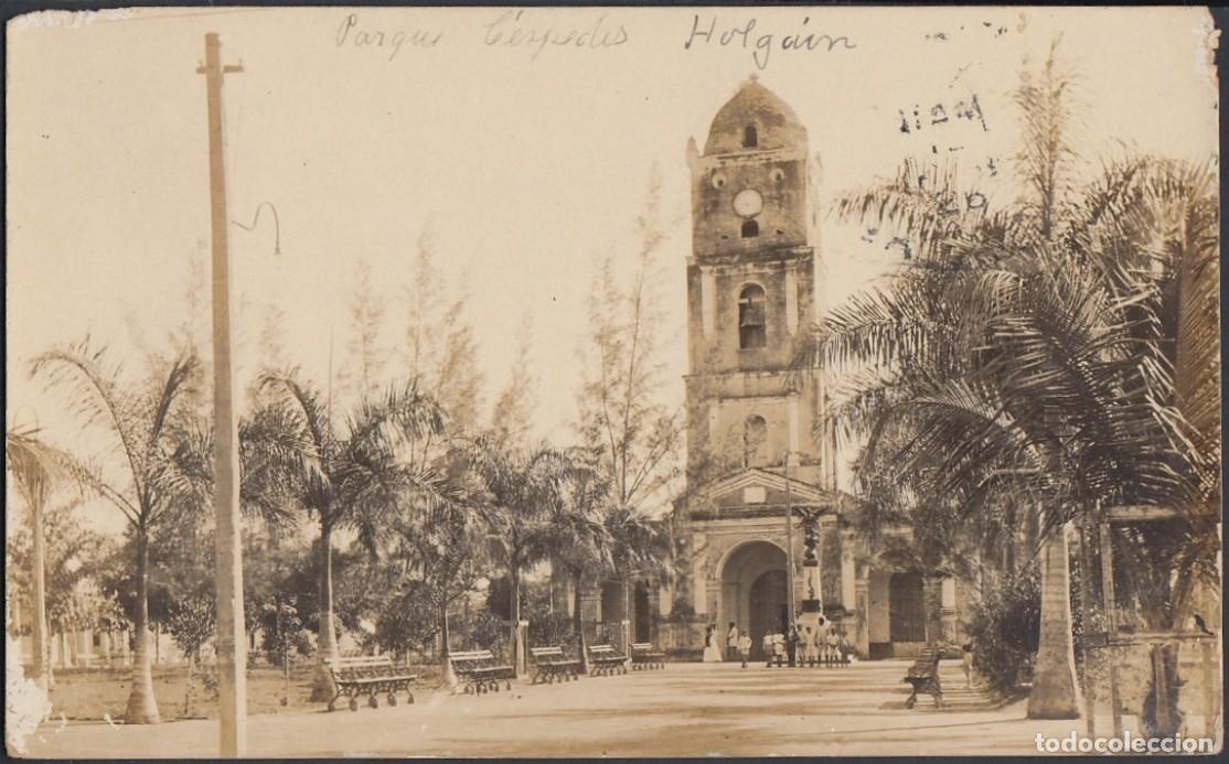 Cartes Postales: POS-661 CUBA POSTCARD. CIRCA 1920. HOLGUIN. PARQUE CESPEDES.