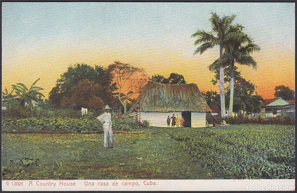 Cartes Postales: POS-682 CUBA POSTCARD. CIRCA 1910. BOHIO PAISAJE DE CAMPO. COUNTRY HOUSE.