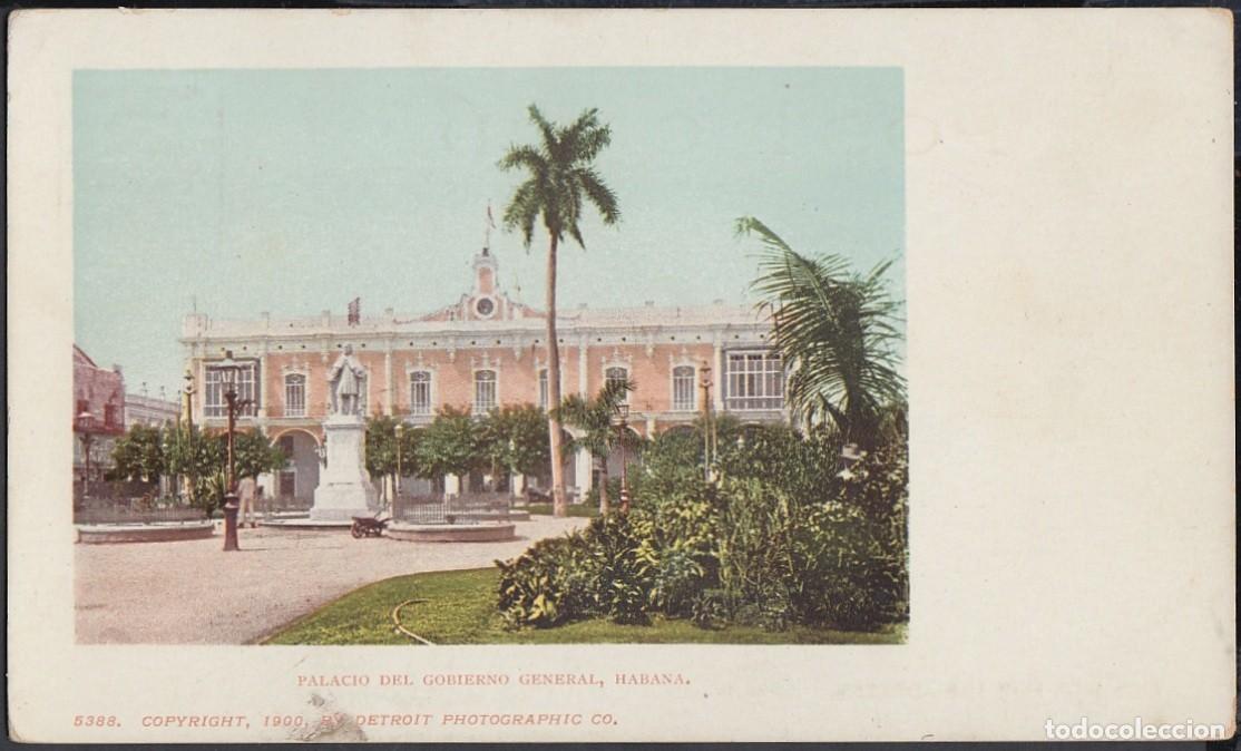 Cartes Postales: POS-698 CUBA POSTCARD. CIRCA 1900. HABANA PALACIO DE GOBIERNO. ARM SQUARE.