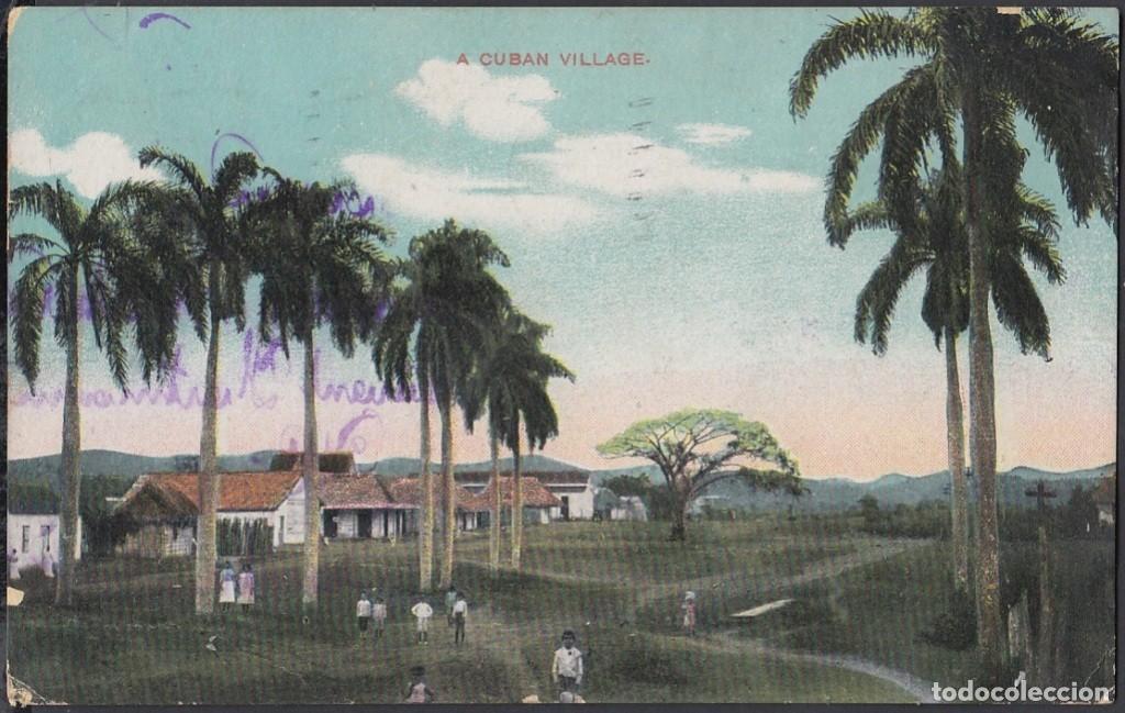 Cartes Postales: POS-713 CUBA POSTCARD. 1911. HABANA. BOHIO PAISAJE CAMPESTRE. COUNTRY HOUSE .