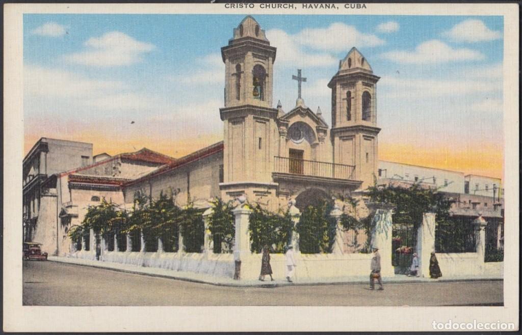 Cartes Postales: POS-719 CUBA POSTCARD. CIRCA 1940. HABANA. CRISTO DEL BUEN VIAJE CHURCH.