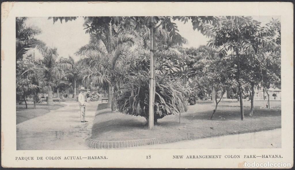 Cartes Postales: POS-747 CUBA POSTCARD. 1901. BUFFALO EXPO. HABANA COLON PARK NEW ARREGLAMENT.