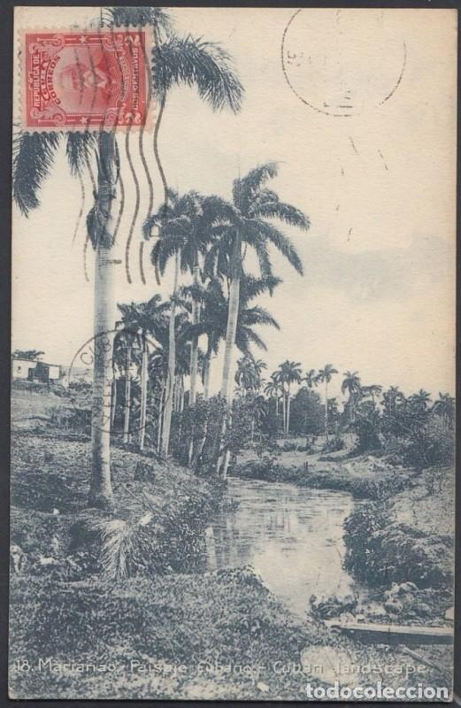 Cartes Postales: POS-860 CUBA POSTCARD. 1914. MARIANAO. PAISAJE CUBANO. COUNTRY LANDSCAPE.