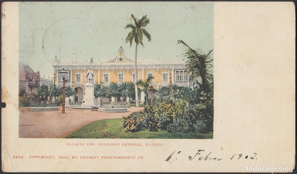Cartes Postales: POS-805 CUBA POSTCARD 1903. HABANA, PALACIO DE GOBIERNO Y PLAZA DE ARMAS.