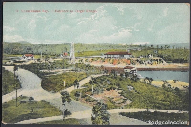 Postkarten: POS-828 CUBA POSTCARD CIRCA 1905 GUANTANAMO BAY ENTRANCE TO TARGET RANGE.