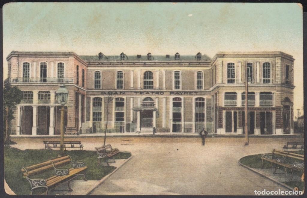 Postcards: POS-1009 CUBA POSTCARD. 1912. GRAN CINE TEATRO PAYRED. TEATHER MOVIE.