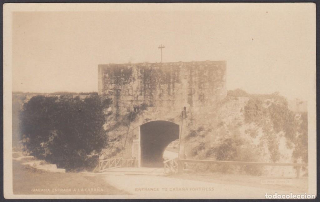 Postcards: POS-1058 CUBA POSTCARD. CIRCA 1920. ENTRADA CASTILLO DE LA FUERZA CASTLE.