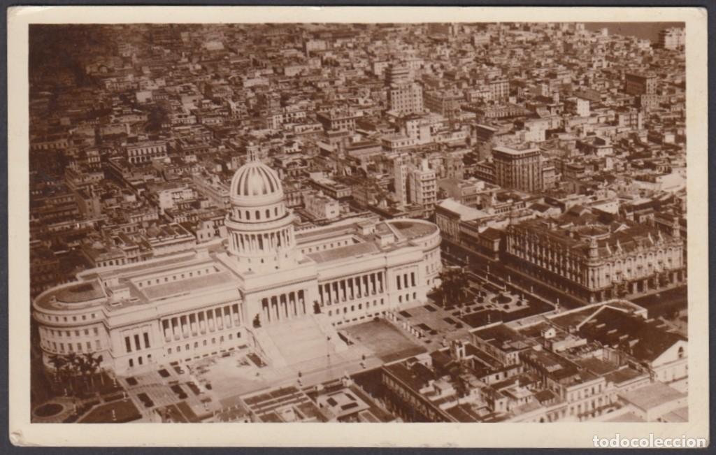 Postcards: POS-1064 CUBA POSTCARD. CIRCA 1940. VISTA AEREA DEL CAPITOLIO NACIONAL.