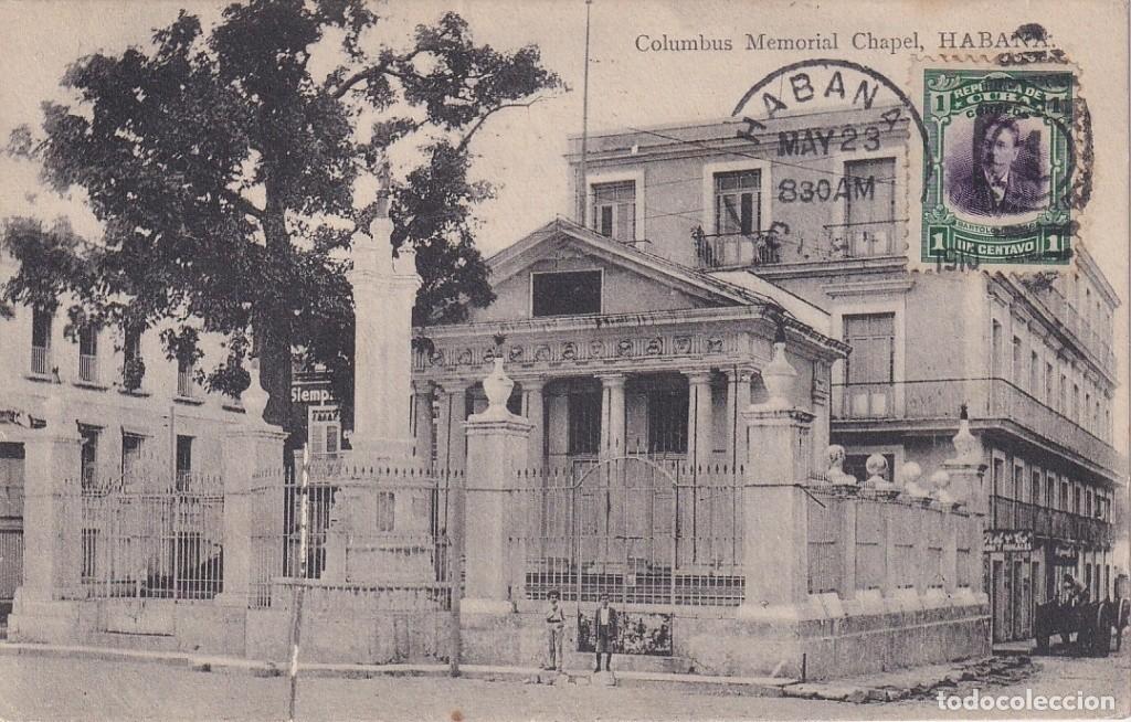 Postais: POS-1086 CUBA 1910 POSTCARD TO TURKEY TEMPLETE BUILDING. RARE TRANSIT.