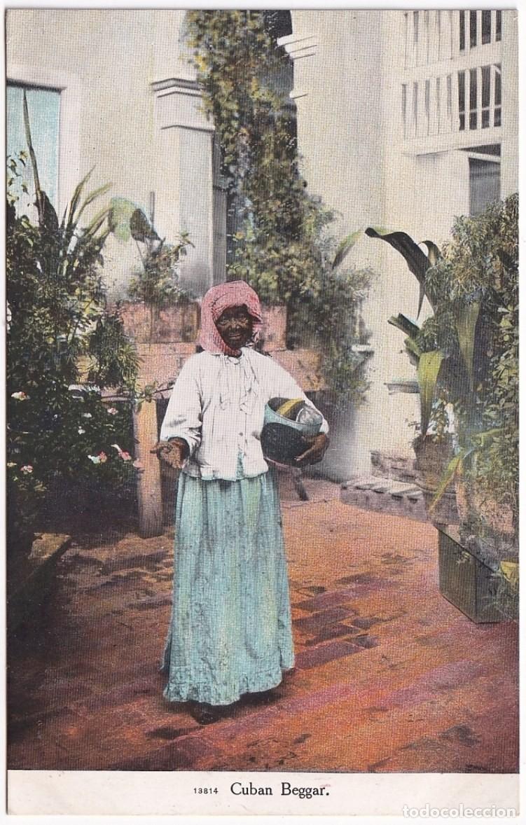 Postais: POS-1140 CUBA POSTCARD UNUSED CIRCA 1910 BEGGAR, MENDIGA CALLEJERA