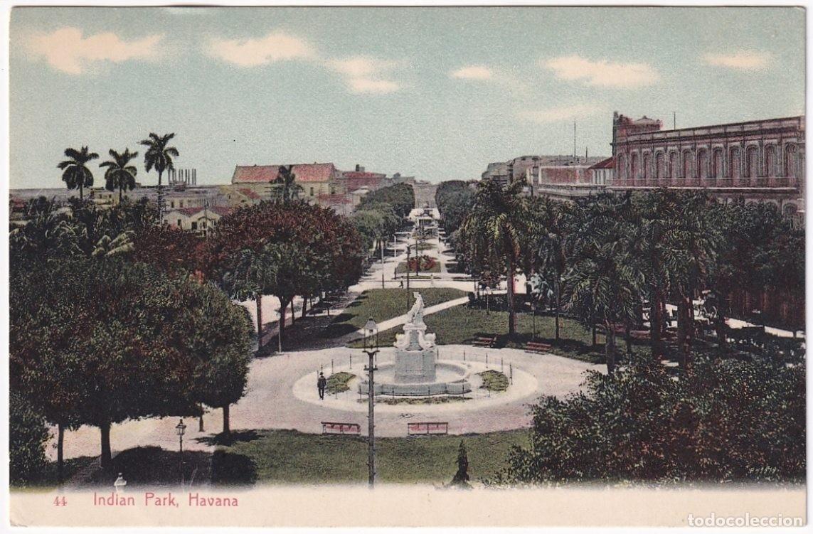 Postais: POS-1133 CUBA POSTCARD UNUSED CIRCA 1910 INDIAN PARK FOUNT, PARQUE DE LA INDIA