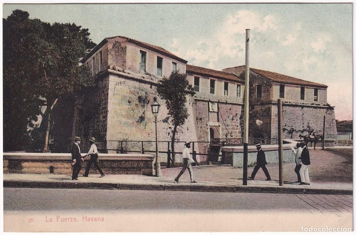 Postcards: POS-1147 CUBA POSTCARD UNUSED CIRCA 1910 LA FUERZA FORTRESS IN HABANA, CASTILLO DE LA FUERZA.
