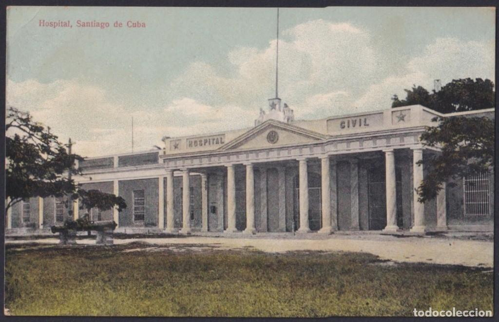 Postkarten: POS-1207 CUBA POSTCARD CIRCA 1910 HOSPITAL DE SANTIAGO DE CUBA.