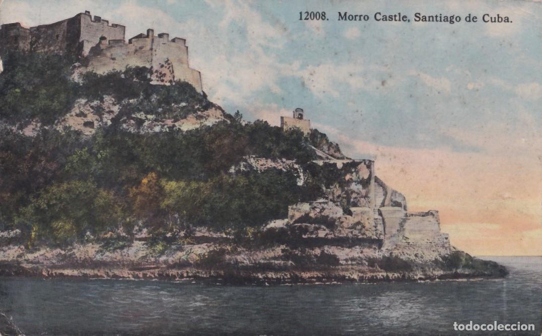 Postkarten: POS-1302 CUBA POSTCARD CIRCA 1920 MORRO CASTLE OF SANTIAGO DE CUBA & BAY.