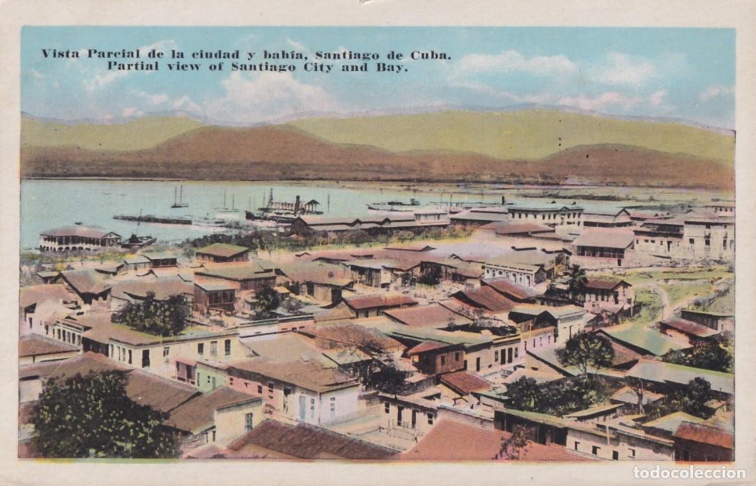Cartoline: POS-1300 CUBA POSTCARD CIRCA 1920 PARTIAL VIEW OF SANTIAGO DE CUBA & BAY
