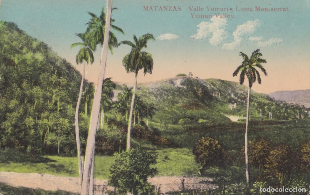Cartoline: POS-1306 CUBA POSTCARD CIRCA 1910 YUMURI VALLEY LOMA MONTSERRAT.