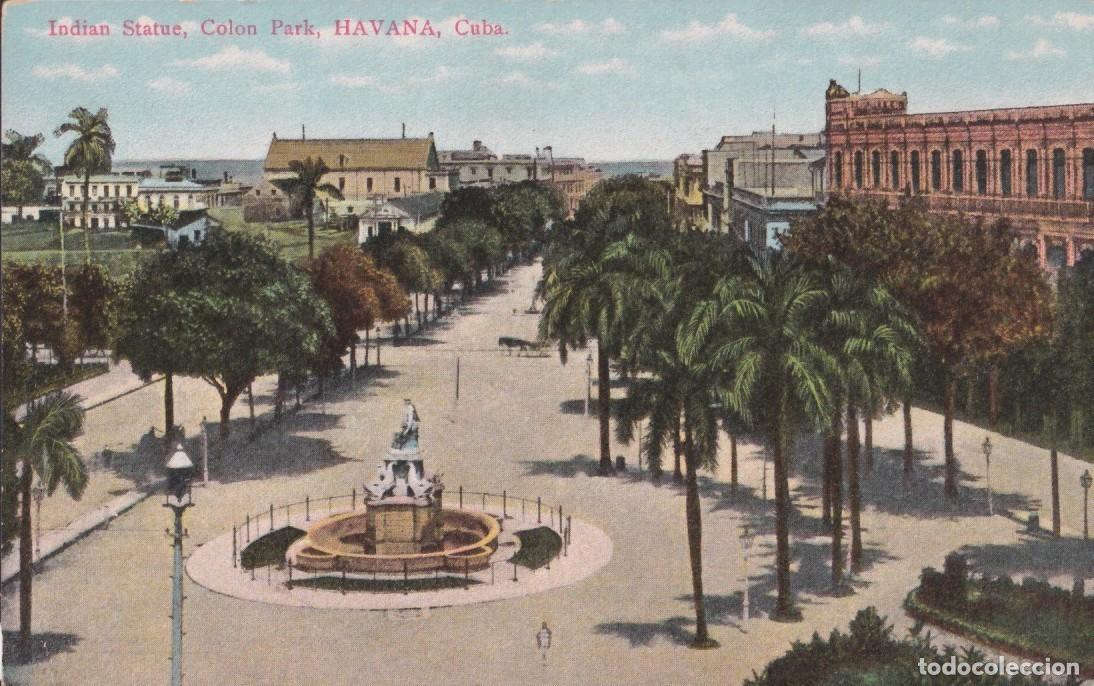 Cartoline: POS-1317 CUBA POSTCARD CIRCA 1910 HAVANA INDIA FOUNT FUENTE DE LA INDIA.
