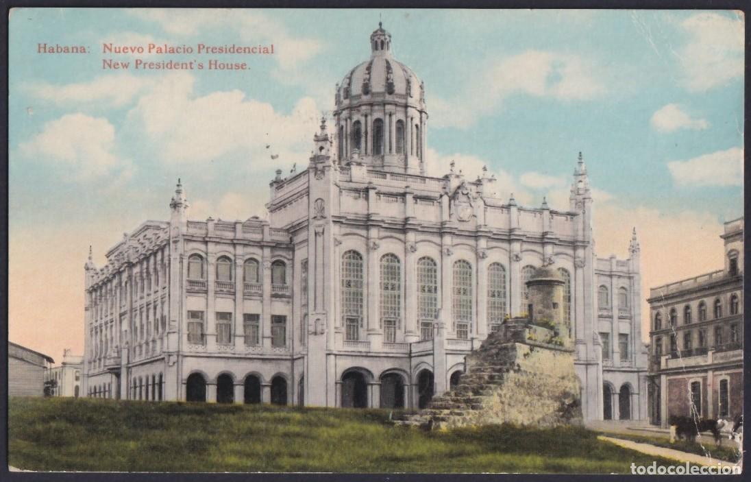 Cartoline: POS-1405 CUBA POSTCARD 1921 HAVANA PALACIO PRESIDENCIAL HOUSE TO US