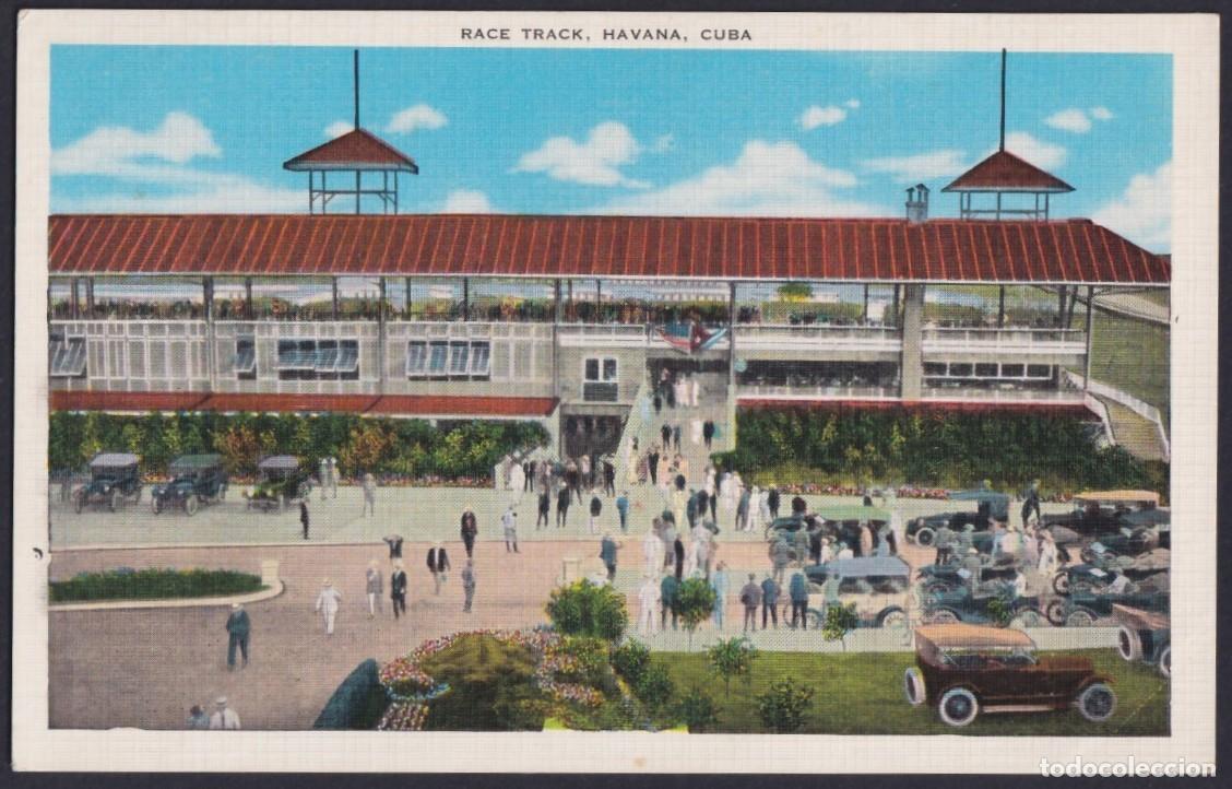 Cartoline: POS-1453 CUBA POSTCARD CIRCA 1940 HAVANA RACE TRACK HIPODROMO UNUSED