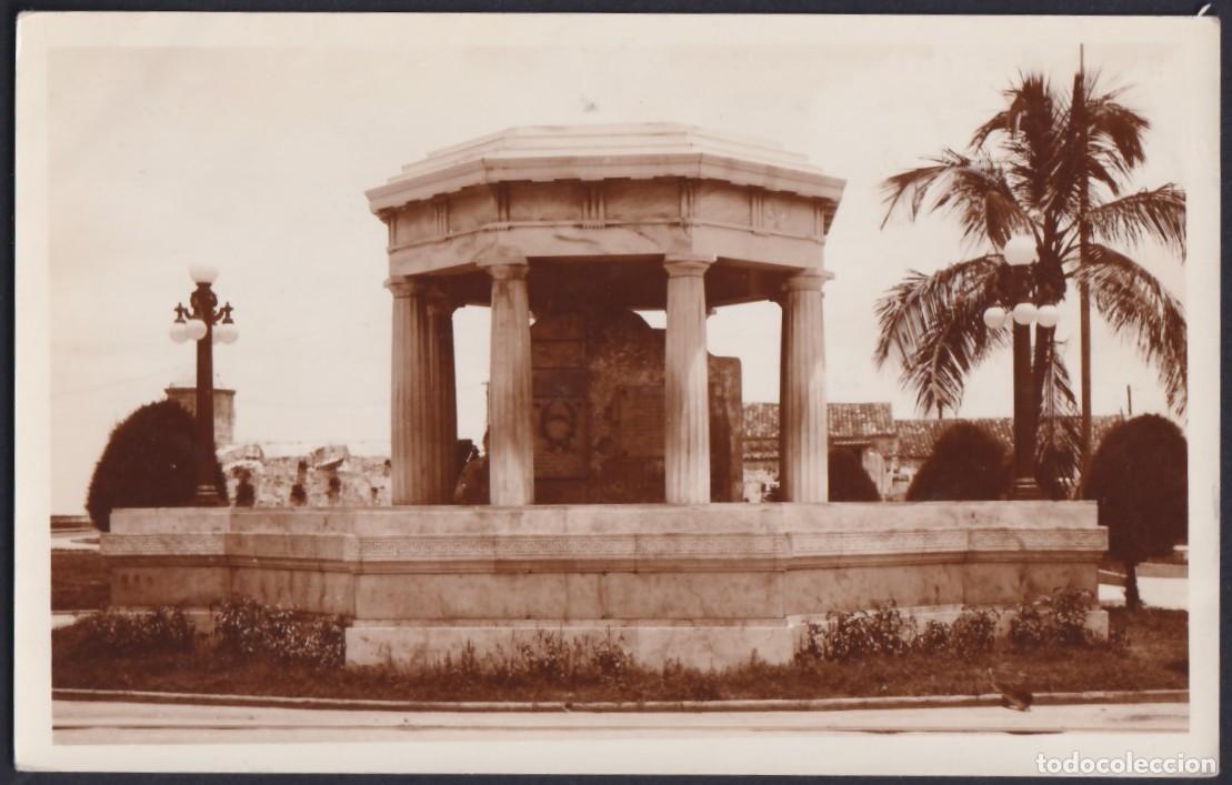 Postcards: POS-1475 CUBA PHOTO POSTCARD CIRCA 1930 HAVANA MEDICINE STUDENT MEMORIAL .