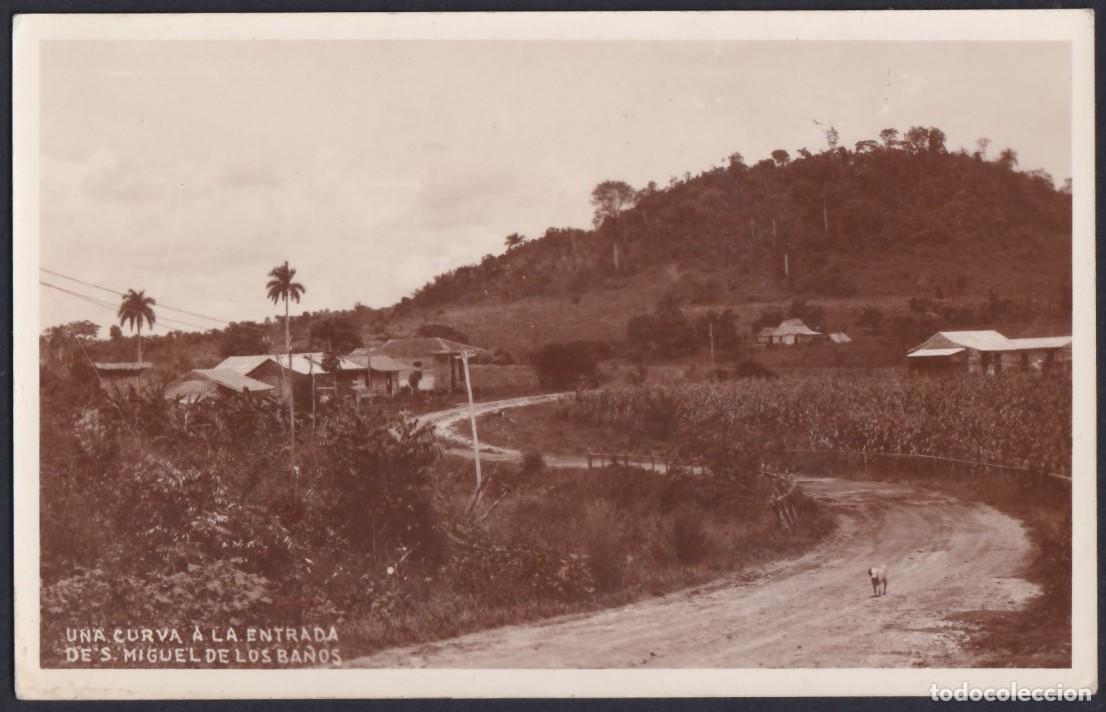 Postcards: POS-1461 CUBA PHOTO POSTCARD CIRCA 1930 S. MIGUEL DE LOS BA&Ntilde;OS CAVERN.