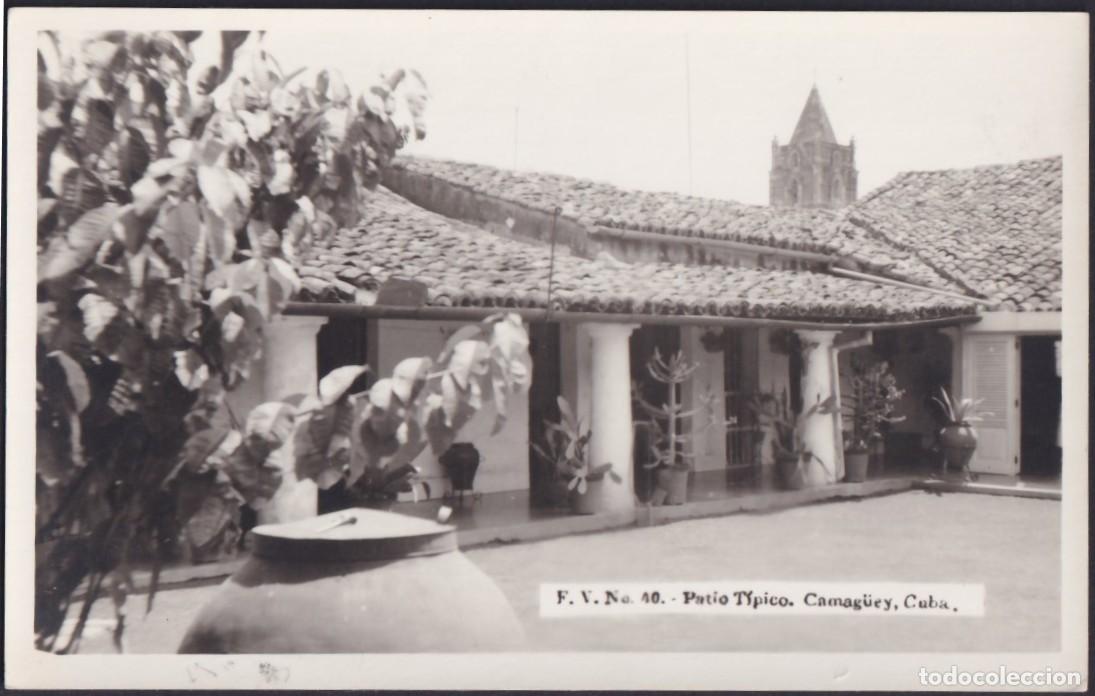 Cartes Postales: POS-1534 CUBA POSTCARD PHOTO CIRCA 1950 CAMAGUEY PATIO TIPICO DE UNA CASA