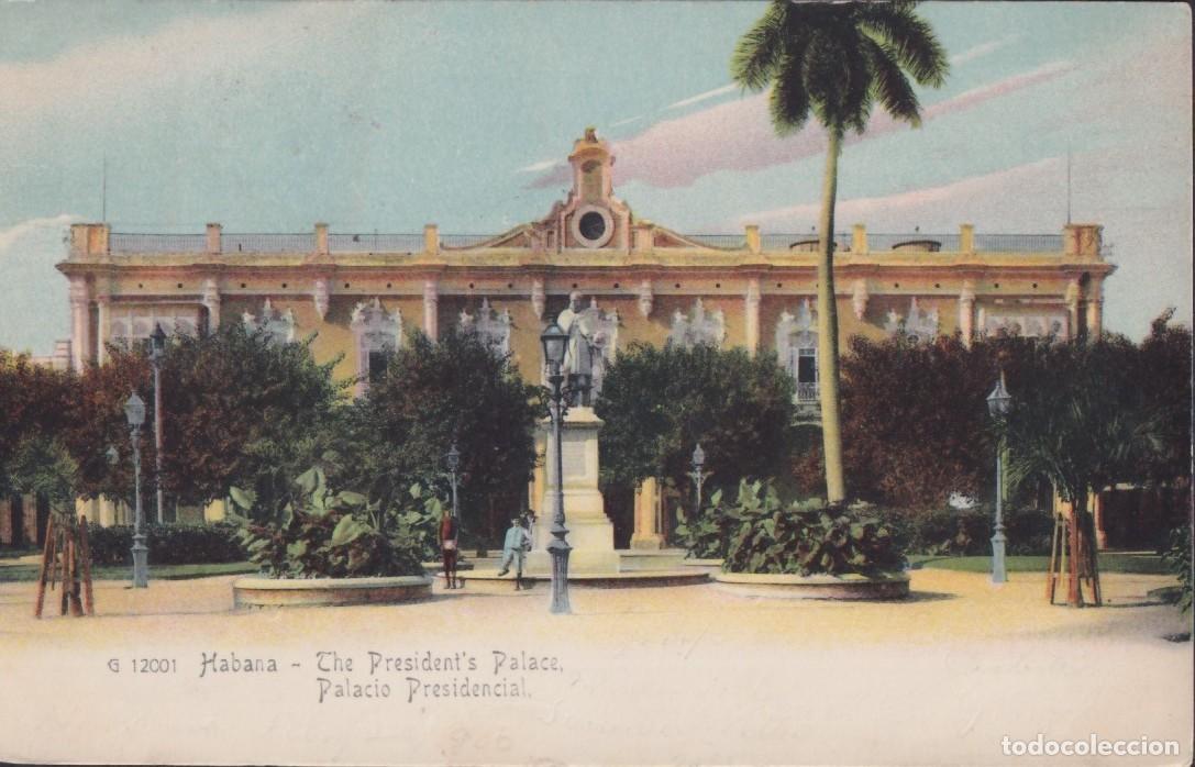 Postkarten: POS-1557 CUBA CIRCA 1902 HAVANA PRESIDENTIAL PALACE PLAZA DE ARMAS.