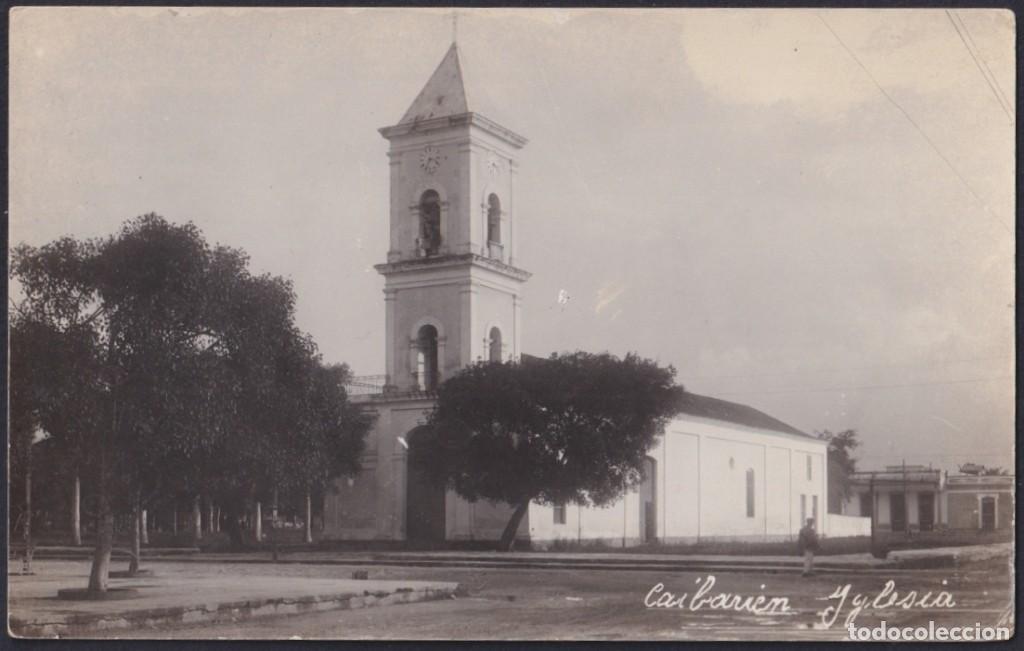 Postkarten: POS-1638 CUBA POSTCARD CIRCA 1940 CAIBARIEN ORIGINAL PHOTO POSTCARD CHURCH.