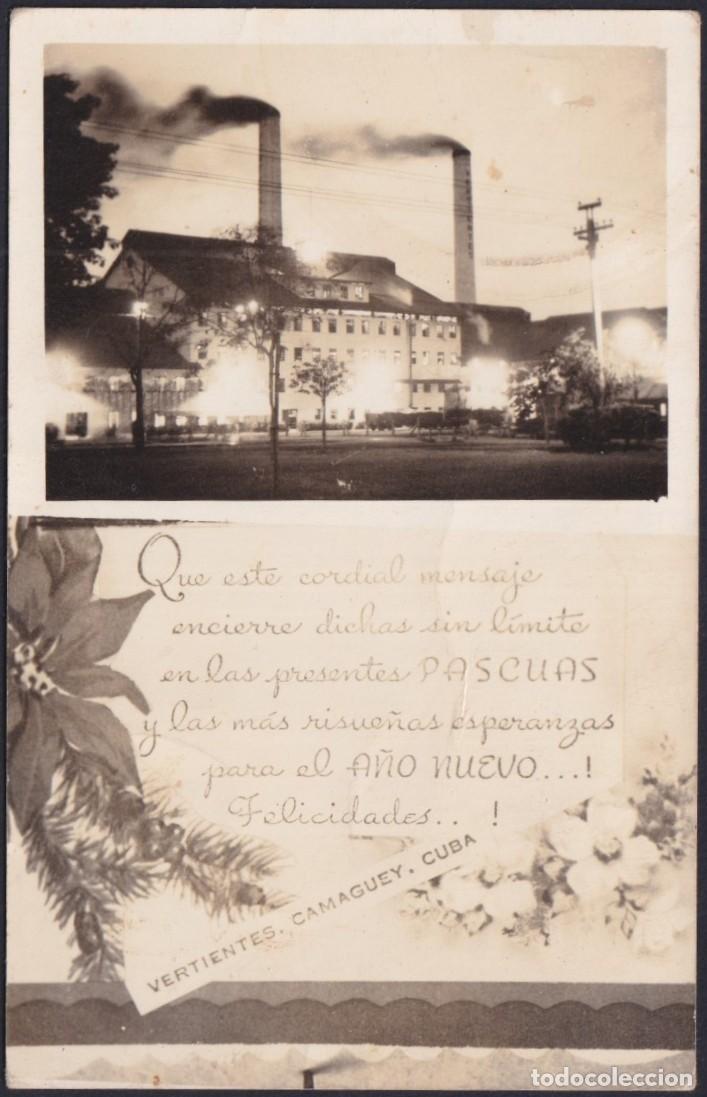 Postales: POS-1680 CUBA POSTCARD CIRCA 1940 SUGAR MILLS VERTIENTES CAMAGUEY.