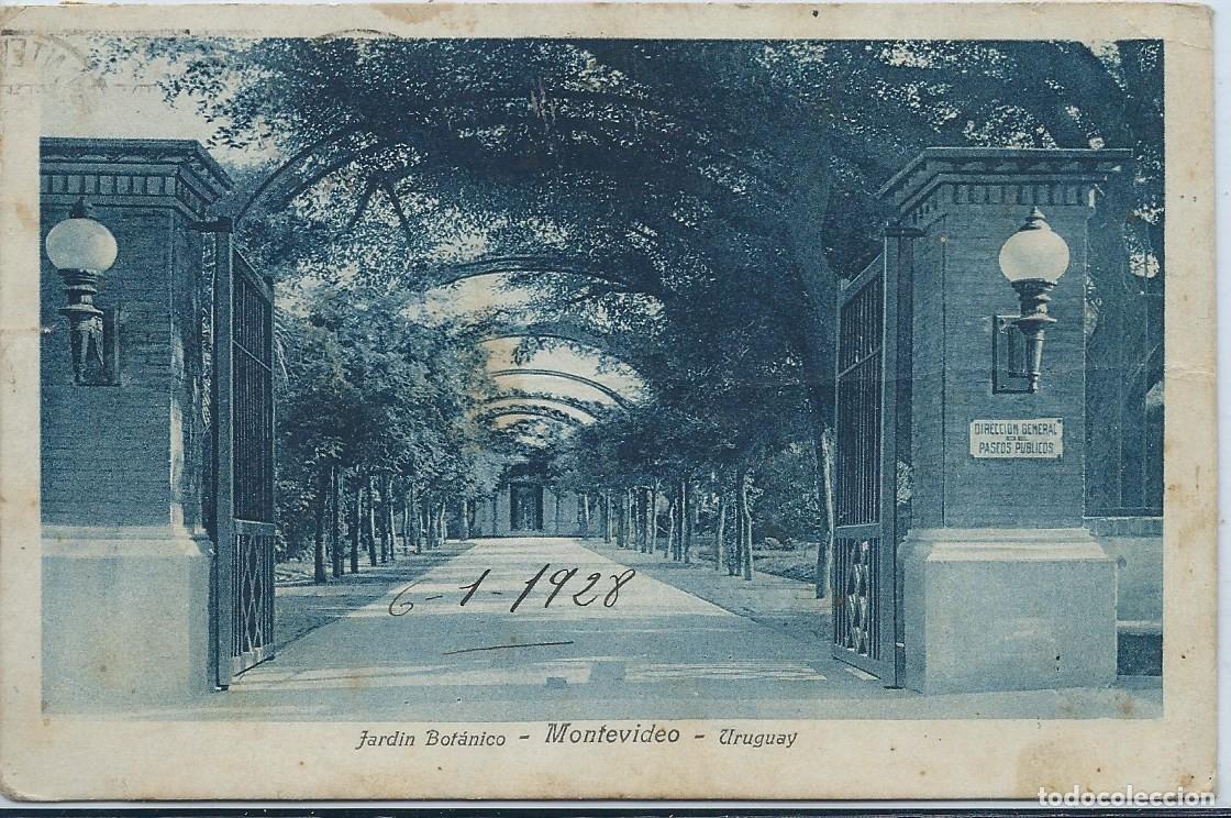Postales: MONTEVIDEO (URUGUAY) - JARD&Iacute;N BOT&Aacute;NICO - Foto 1