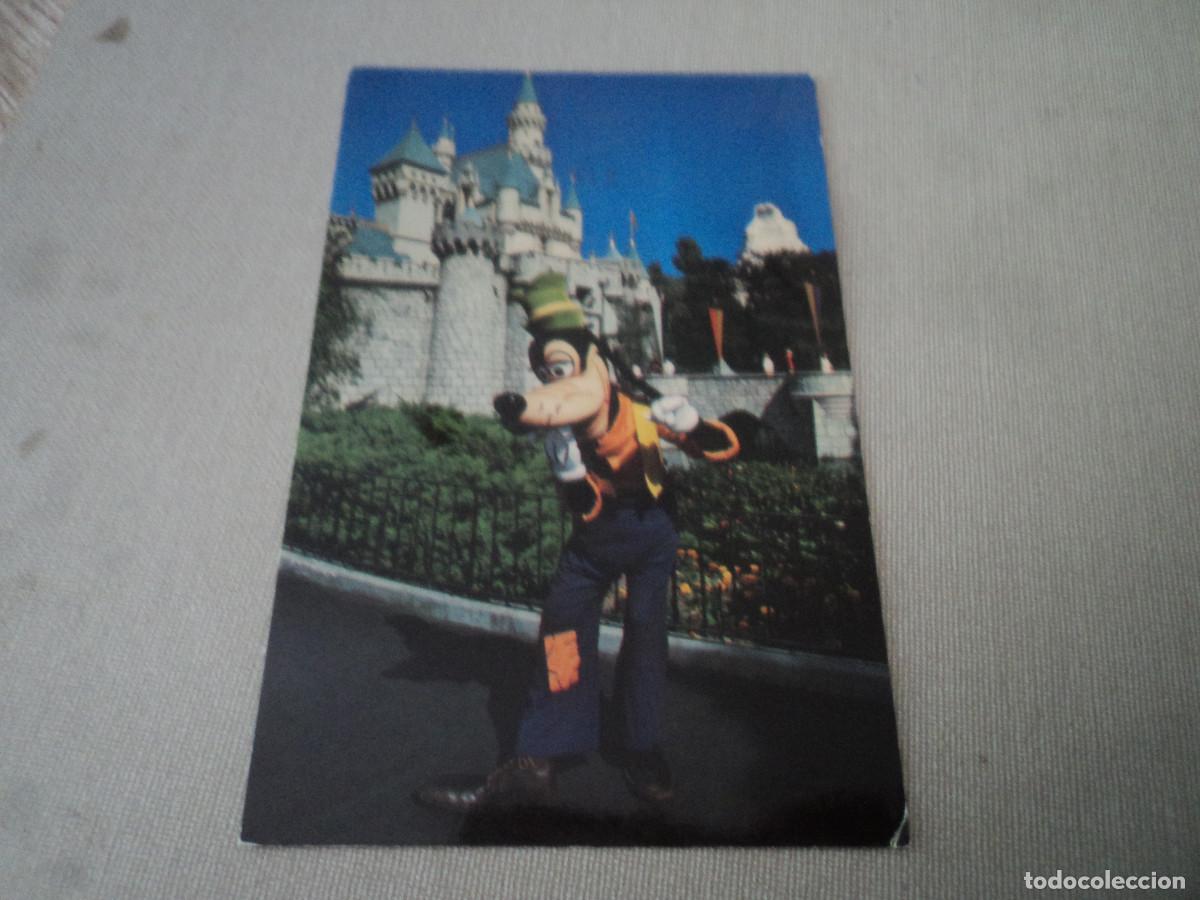 Cartoline: disneyland fantasyland, goofy, circulada 1980