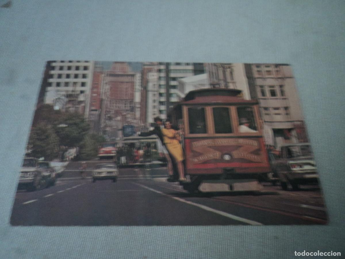 Cartes Postales: san francisco california, cable cars, circulada 1972
