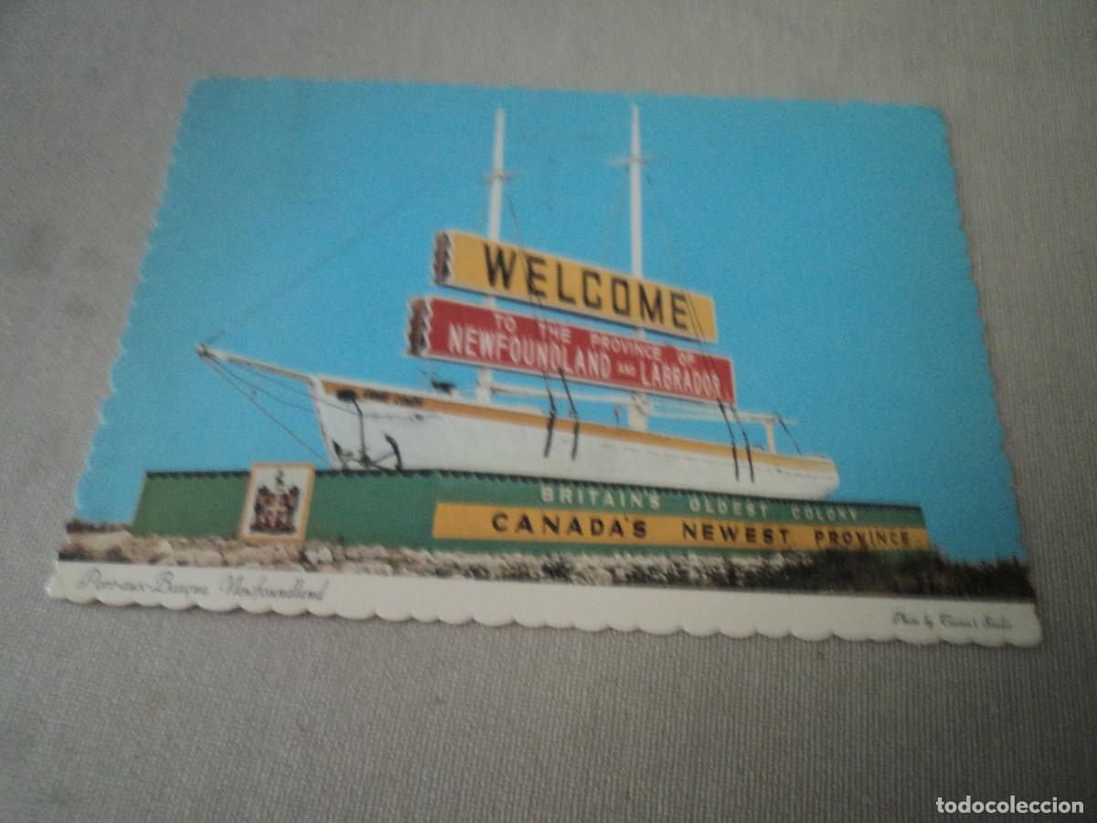 Postales: newfoundland canada, port aux basque, circulada 1978 - Foto 1