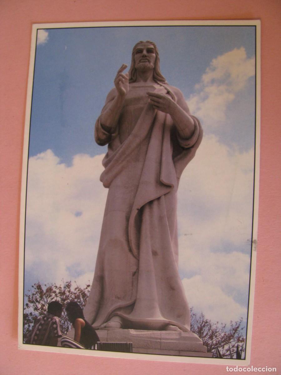 Postkarten: POSTAL DE CUBA. CRISTO DE LA HABANA A LA ENTRADA DEL PUERTO.