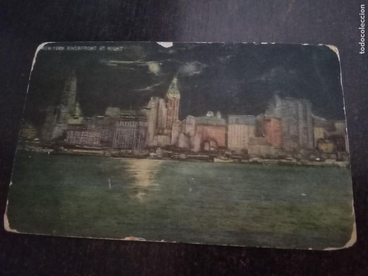Postales: New York.River front at night, - Foto 1