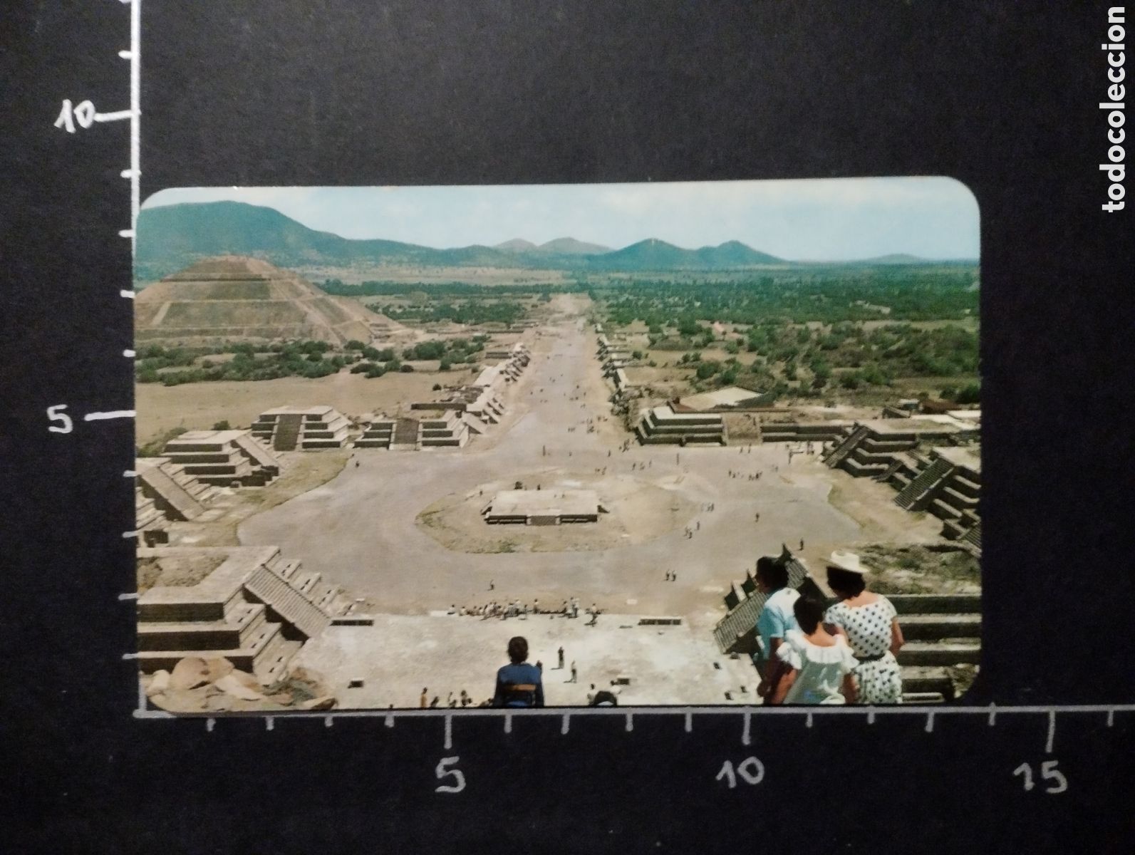 Postkarten: POSTAL. M&Eacute;XICO - LA PLAZA DE LA LUNA Y LA CALZADA DE LOS MUERTOS