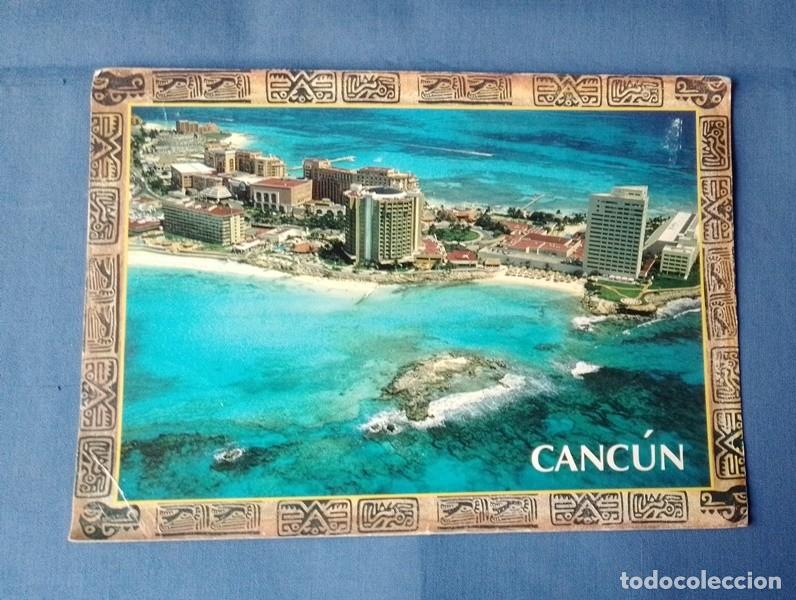 Postales: postal Canc&uacute;n escrita con sello - Foto 1