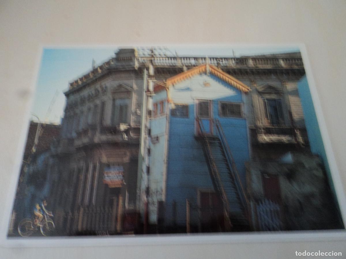 Postkarten: casa de guardabarreras en el barrio de la boca, circulada 1994