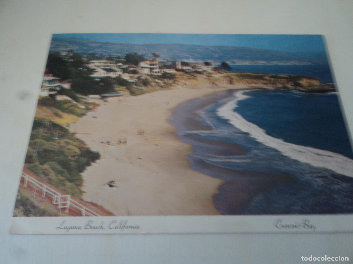 Postkarten: laguna beach, california, crescent bay, circulada 1979
