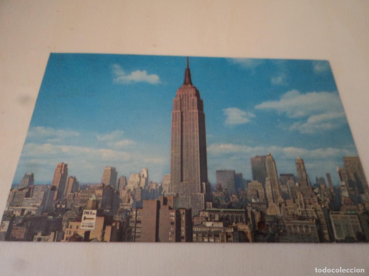 Postales: empire state building, n.y. circulada 1966 - Foto 1