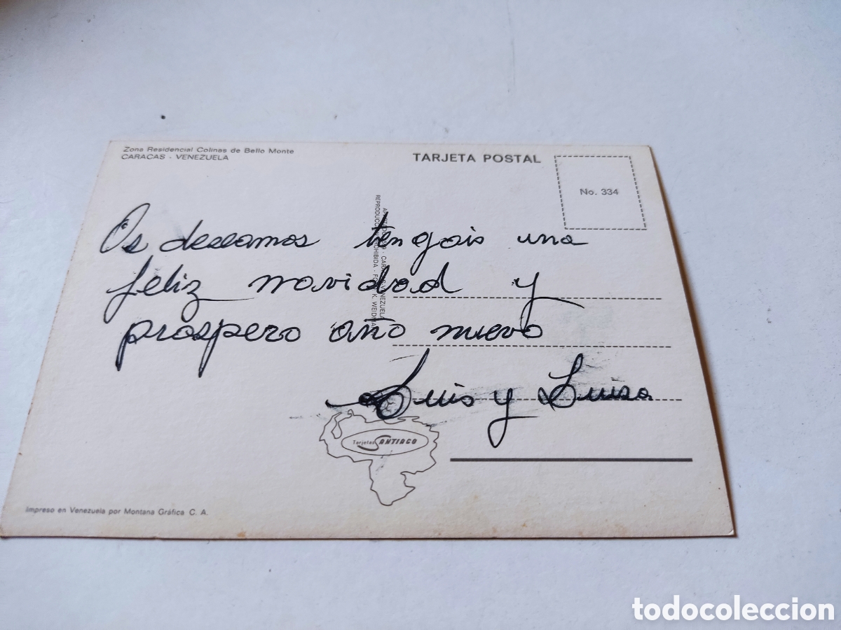 Postales: Postal Caracas Venezuela - Foto 2