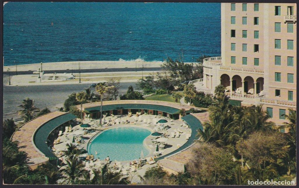 Postcards: POS-1819 CUBA POSTCARD 1953 NATIONAL HOTEL, HAVANA TO SPAIN.