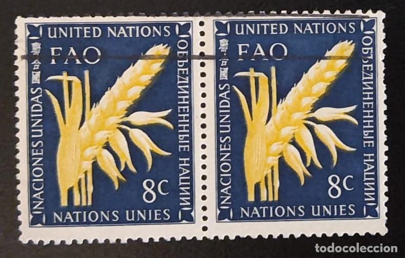 Postcards: SD)1954, UNITED NATIONS, FOOD AND AGRICULTURE ORGANIZATION, FAO, USED