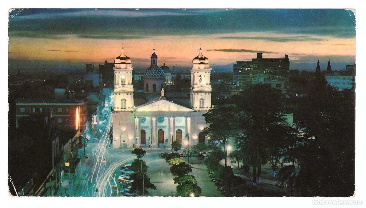 Postcards: ARGENTINA &bull; TUCUM&Aacute;N &bull; LA CATEDRAL - VISTA NOCTURNA