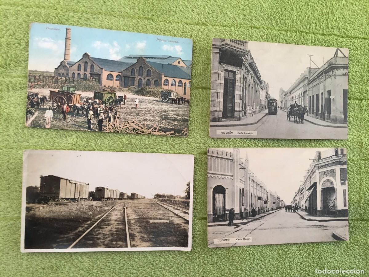Cartoline: 4 ANTIGUAS POSTALES DE TUCUMAN (ARGENTINA)