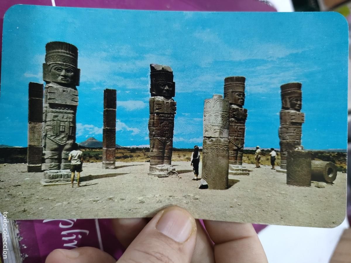 Cartoline: Postal MEXICO Zona Arqueol&oacute;gica de Tula Estado de Hidalgo SC