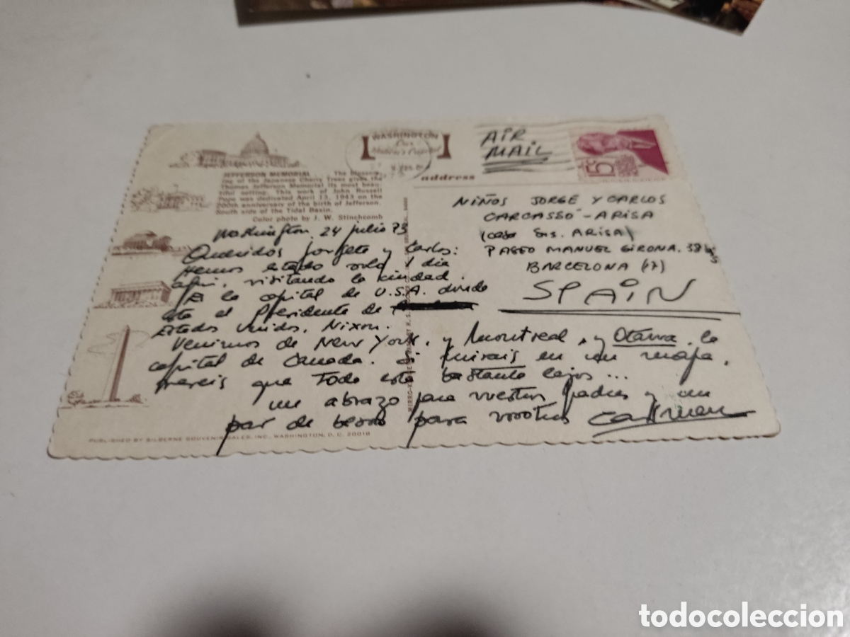 Postales: Postal Jefferson Memorial - Foto 2